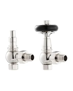 Arroll Limited Radiatorer|Ventiler & Vred|Radiatorventil termostat - Kensington nickel/trä