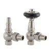 Arroll Limited Radiatorer|Ventiler & Vred|Radiatorventil termostat - Kensington borstat nickel/trä