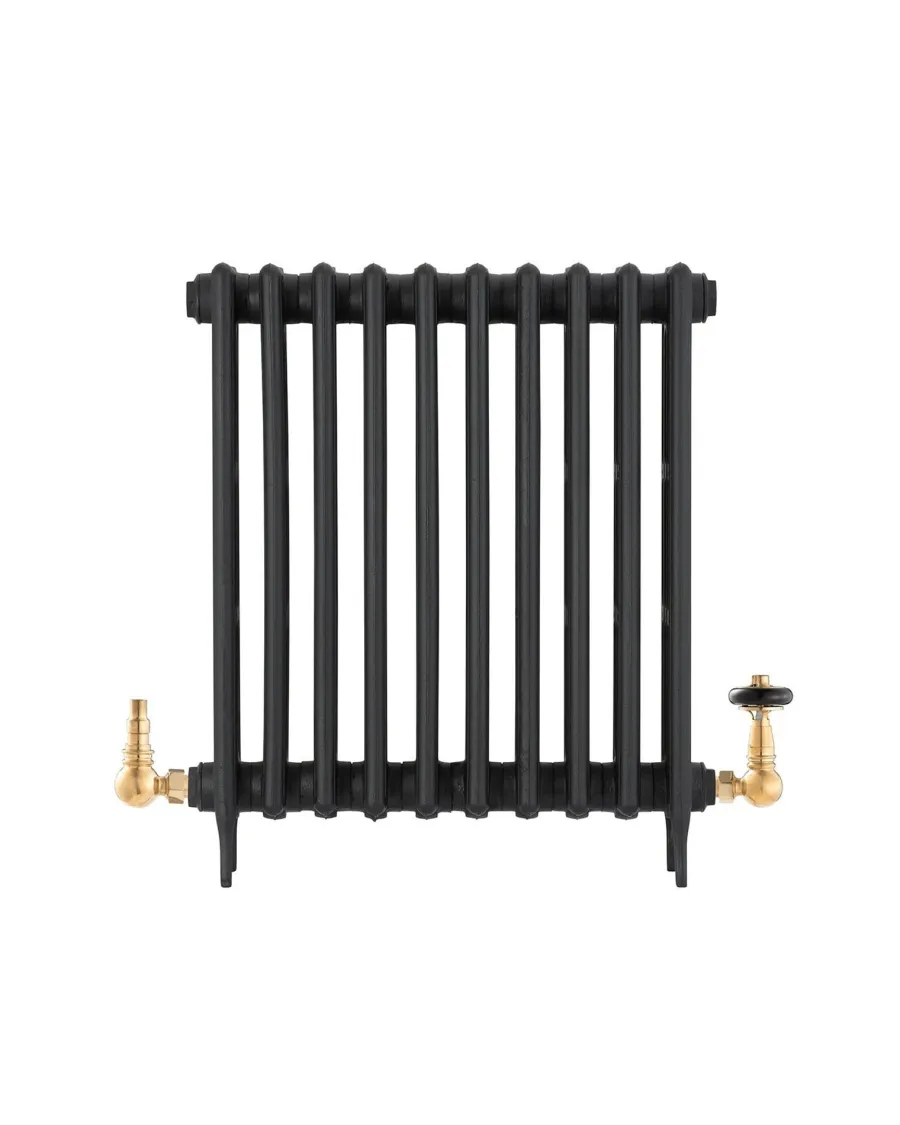 Arroll Limited Radiatorer|Ventiler & Vred|Radiatorventil termostat - York (vinklad) mässing/trä