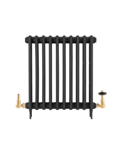 Arroll Limited Radiatorer|Ventiler & Vred|Radiatorventil termostat - York (vinklad) nickel/trä