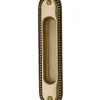 Becchetti Angelo Bal Srl Skjutdörrshandtag|Draghandtag|Skjutdörrshandtag - Sekelskifte mässing 158x36 mm