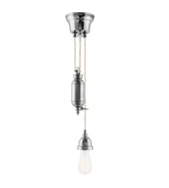 Karlskrona Lampfabrik Skomakarlampor|Skomakarhiss 60 (Nickel) - Exkl. skärm