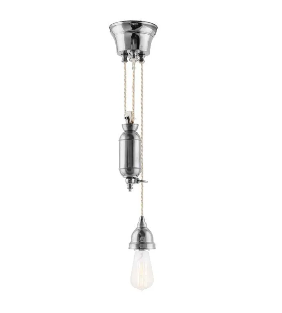 Karlskrona Lampfabrik Skomakarlampor|Skomakarhiss 60 (Nickel) - Exkl. skärm