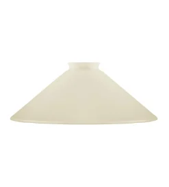 Karlskrona Lampfabrik Lampskärmar I Glas|Skomakarskärm d250 (f60/Benvit)