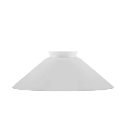 Karlskrona Lampfabrik Lampskärmar I Glas|Skomakarskärm d200 (f60/Vit)
