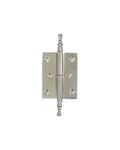 The deko style Gångjärn För Skåp|Gångjärn För Köksluckor|Skåpgångjärn - Knopp nickel 92 x 39 mm
