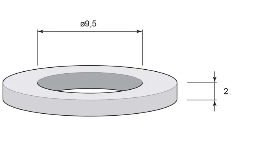 Eskilstuna Kulturbeslag AB Gångjärn För Skåp|Gångjärn För Köksluckor|Slitring till gångjärn - Aug Stenman 9,5 x 2 mm
