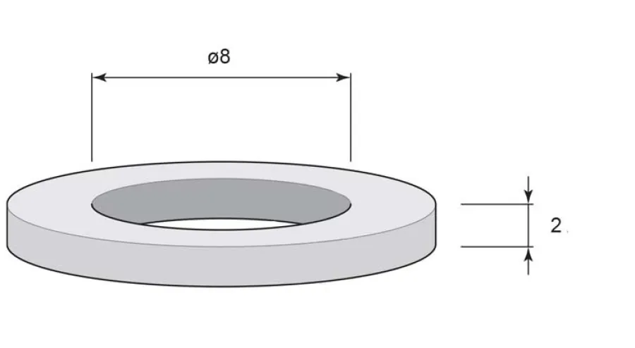Eskilstuna Kulturbeslag AB Gångjärn För Skåp|Gångjärn För Köksluckor|Slitring till gångjärn - Aug Stenman 8 x 2 mm