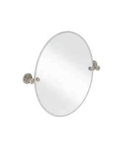 Badex AB Hallspeglar|Spegel - Burlington oval, matt nickel