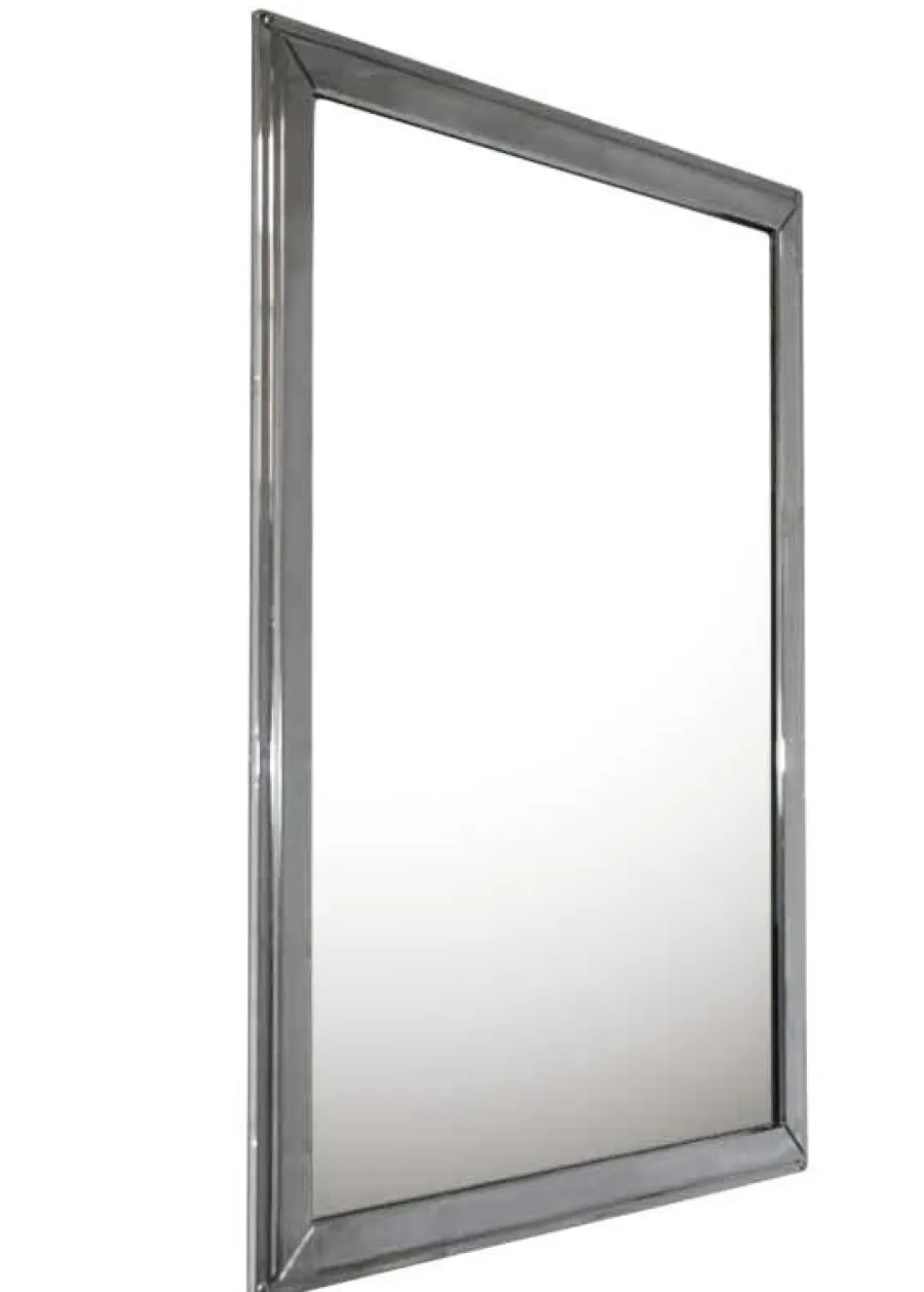 Sibes Metall AB Hallspeglar|Badrumsspeglar I Krom|Spegel - Krom 53 x 40 cm