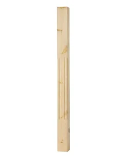 Nordingrå Trä AB Staketstolpar & Räckespelare|Pelare & Stolpar|Spårad stolpe - Räckespelare 1180 x 85 mm furu