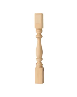 Nordingrå Trä AB Staketstolpar & Räckespelare|Pelare & Stolpar|Svarvad stolpe - Furu 500 x 53 mm