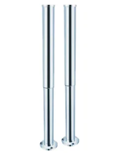 Arroll Limited Gjutjärnsbadkar|Teleskop rörskydd max 790 mm till vattenrör - Krom