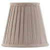 Karlskrona Lampfabrik Plisserade Lampskärmar|Textilskärm d130 (Klämf/Beige)