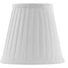 Karlskrona Lampfabrik Plisserade Lampskärmar|Textilskärm d130 (Klämf/Vit)