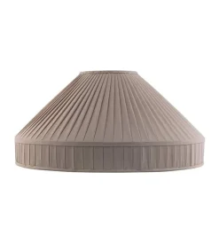 Karlskrona Lampfabrik Plisserade Lampskärmar|Textilskärm d500 (Ringf/Beige)