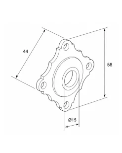 NEXA TECHNOLOGIES Tryckesbrickor|Tryckesbricka - Næsman N:o 268 nickel