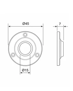NEXA TECHNOLOGIES Tryckesbrickor|Tryckesbricka - Næsman N:o 145 nickel