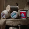 Grunne Produktion AB Ullsnöre|Tätningslist ull - 6 mm ullsnöre vit, 12m