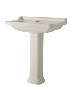 KERASAN S.R.L. Tvättställ Med Pelare|Tvättställ|Tvättställ Art Deco 80 cm, piedestal