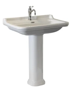 KERASAN S.R.L. Tvättställ Med Pelare|Tvättställ|Tvättställ Art Deco 80 cm, piedestal