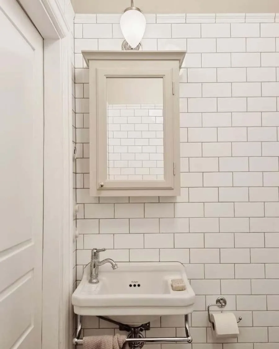 Badex AB Tvättställ|Handduksstänger|Tvättställ Burlington - Edwardian JR 51 cm med handduksstång