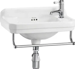 Badex AB Tvättställ|Handduksstänger|Tvättställ Burlington - Edwardian JR 51 cm med handduksstång
