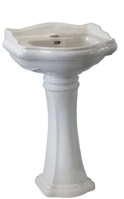 KERASAN S.R.L. Tvättställ Med Pelare|Tvättställ|Tvättställ Camden - 55 cm, piedestal