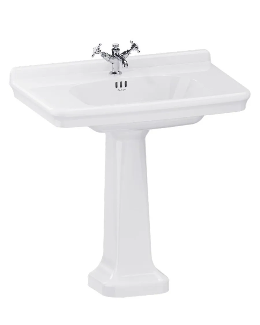 Badex AB Tvättställ Med Pelare|Tvättställ|Tvättställ - Guild 85 cm, piedestal