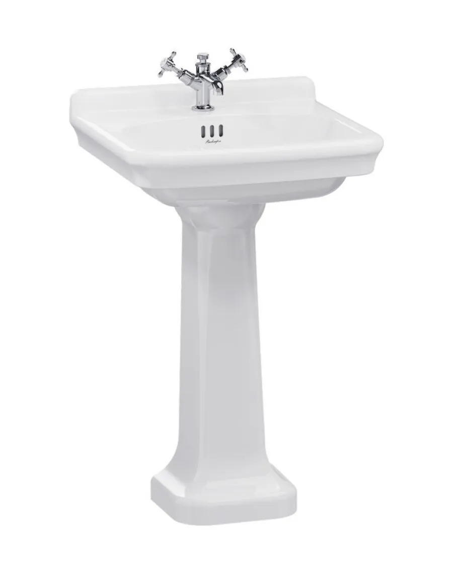 Badex AB Tvättställ Med Pelare|Tvättställ|Tvättställ - Guild 56 cm, piedestal
