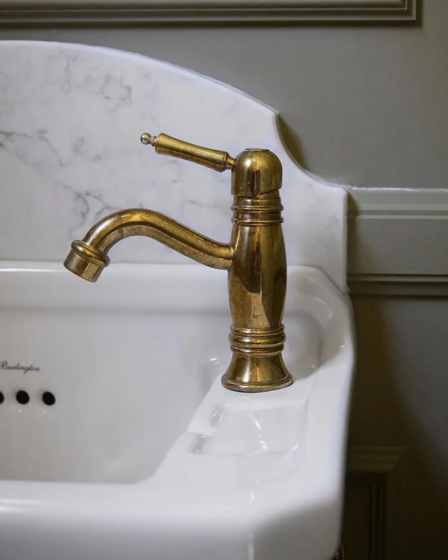 Badex AB Tvättställ|Tvättställsblandare I Mässing|Tvättställsblandare - Oxford mini mässing