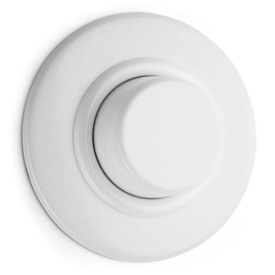 Thomas Hoof Produktgesellschaft Infällda Strömbrytare|Strömbrytare Med Dimmer|Universaldimmer PRO LED vit duroplast - THPG infällt