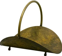 STILARS di GOBBI ANGELO S.n.c. Presenttips|Vedkorgar|Vedkorg - Knopp antik mässing