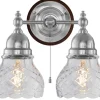 Karlskrona Lampfabrik Vägglampor I Nickel|Vägglampor Med Två Armar|Vägglampa - Bergman nickel, klarglas