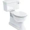 Badex AB Golvstående Toaletter|WC - Burlington dolt S-lås, smal cistern