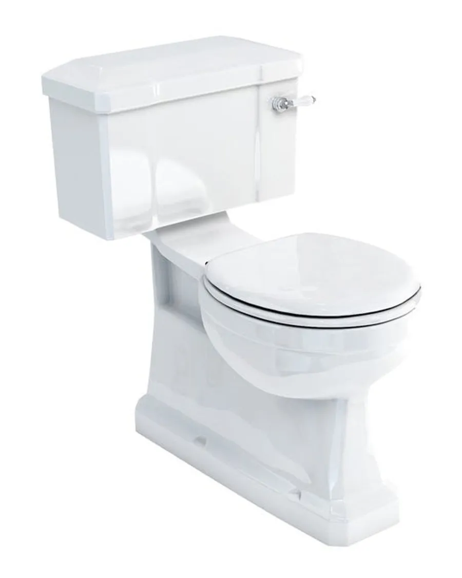 Badex AB Golvstående Toaletter|WC - Burlington dolt S-lås, smal cistern