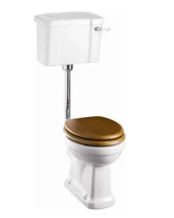 Badex AB Golvstående Toaletter|WC - Burlington lågspolande smal cistern & sits