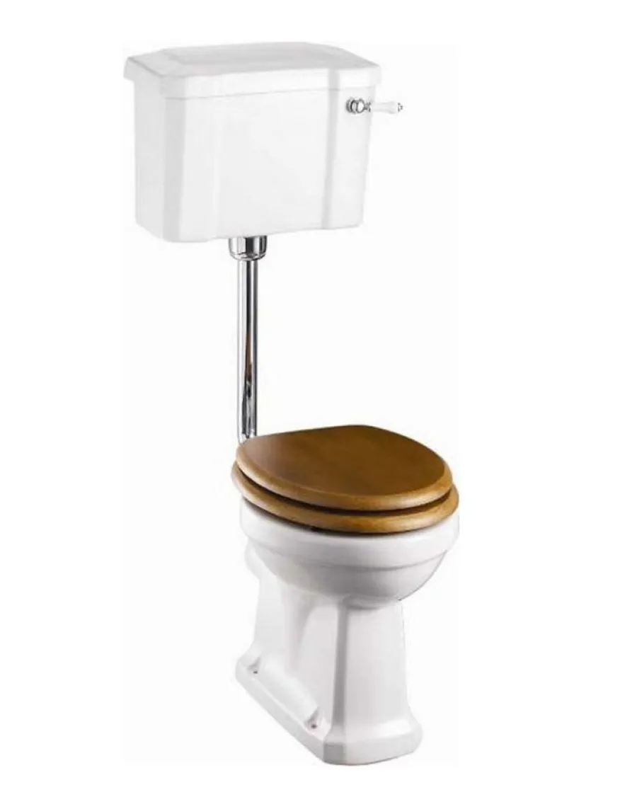 Badex AB Golvstående Toaletter|WC - Burlington lågspolande smal cistern & sits