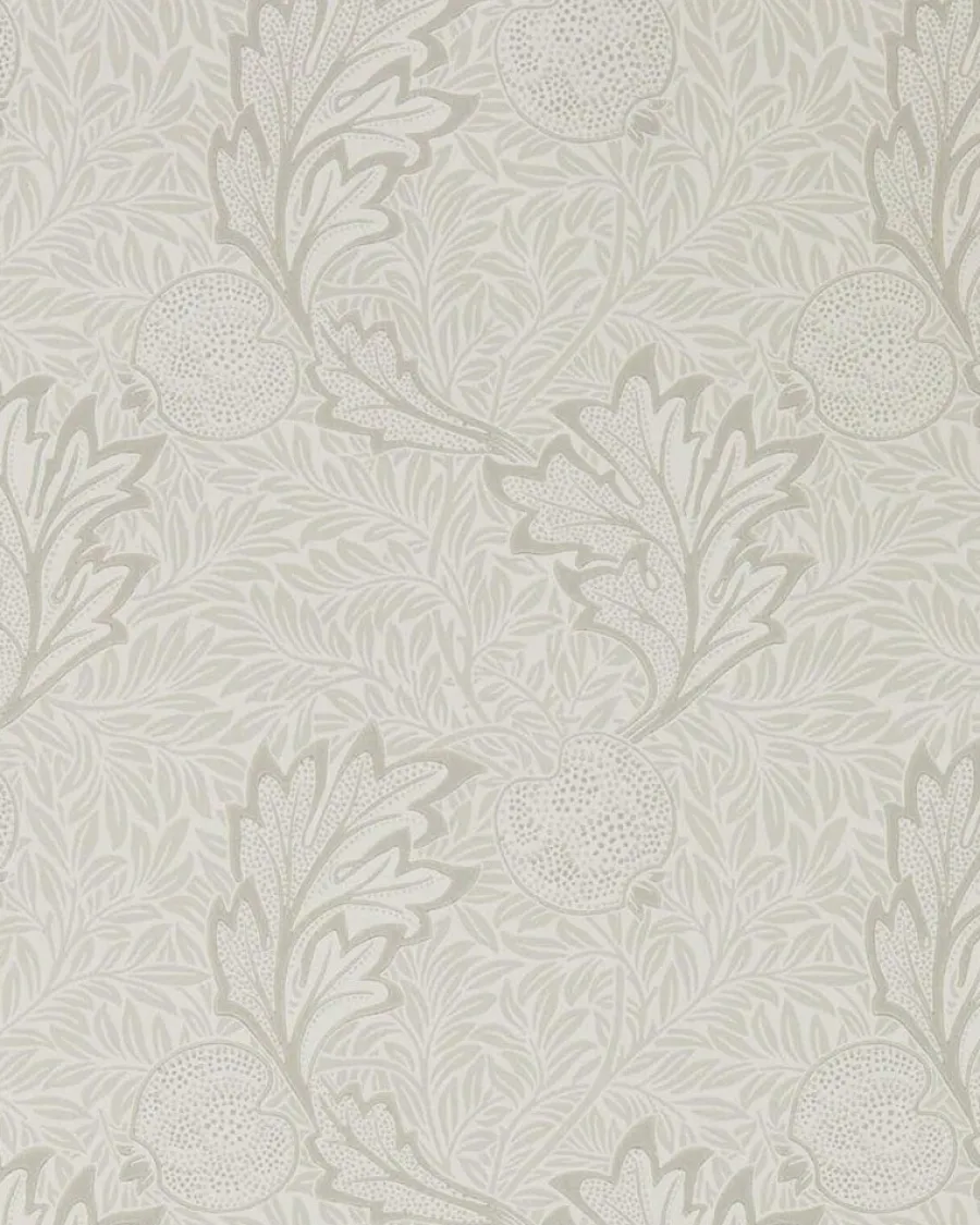 Sanderson Design Group Brands Ltd Mönstrade Tapeter|Blommiga Tapeter|William Morris & Co. Tapet - Apple chalk ivory
