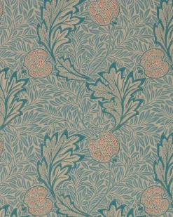 Sanderson Design Group Brands Ltd Mönstrade Tapeter|Blommiga Tapeter|William Morris & Co. Tapet - Apple indigo antique