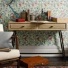 Sanderson Design Group Brands Ltd Mönstrade Tapeter|Blommiga Tapeter|William Morris & Co. Tapet - Arbutus Blue/Pink