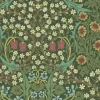 Sanderson Design Group Brands Ltd Mönstrade Tapeter|Blommiga Tapeter|William Morris & Co. Tapet - Blackthorn Green