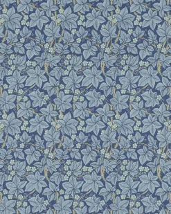 Sanderson Design Group Brands Ltd Mönstrade Tapeter|Blommiga Tapeter|William Morris & Co. Tapet - Bramble Indigo