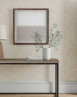 Sanderson Design Group Brands Ltd Mönstrade Tapeter|Blommiga Tapeter|William Morris & Co. Tapet - Chrysanthemum Toile China Blue/Cream