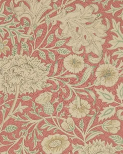 Sanderson Design Group Brands Ltd Mönstrade Tapeter|Blommiga Tapeter|William Morris & Co. Tapet - Double Bough carmine red
