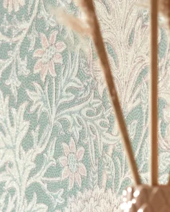 Sanderson Design Group Brands Ltd Mönstrade Tapeter|Blommiga Tapeter|William Morris & Co. Tapet - Double Bough teal rose