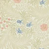 Sanderson Design Group Brands Ltd Mönstrade Tapeter|Blommiga Tapeter|William Morris & Co. Tapet - Larkspur Manilla/Old Rose