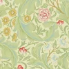 Sanderson Design Group Brands Ltd Mönstrade Tapeter|Blommiga Tapeter|William Morris & Co. Tapet - Leicester green/coral