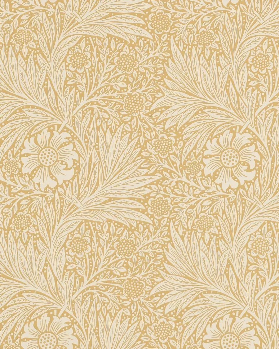 Sanderson Design Group Brands Ltd Mönstrade Tapeter|Blommiga Tapeter|William Morris & Co. Tapet - Marigold Cowslip
