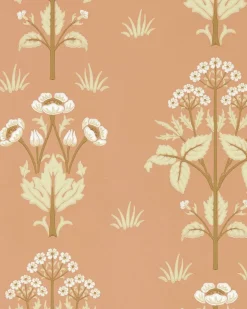 Sanderson Design Group Brands Ltd Mönstrade Tapeter|Blommiga Tapeter|William Morris & Co. Tapet - Meadow Sweet Blush